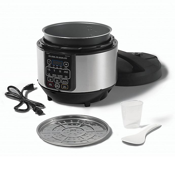 Starfrit® 8.5 qt. Electric Pressure Cooker in Stainless Steel/Black