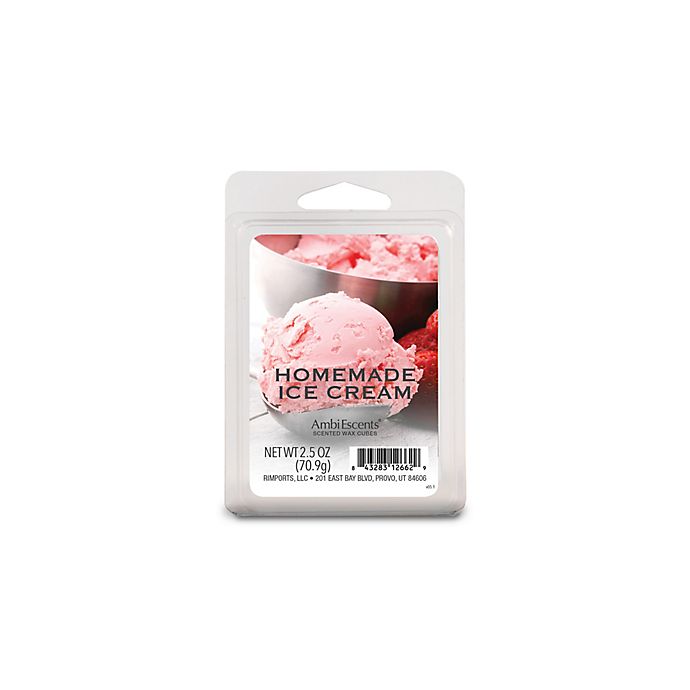 AmbiEscents™ Homemade Ice Cream 6-Pack Scented Wax Cubes in Red