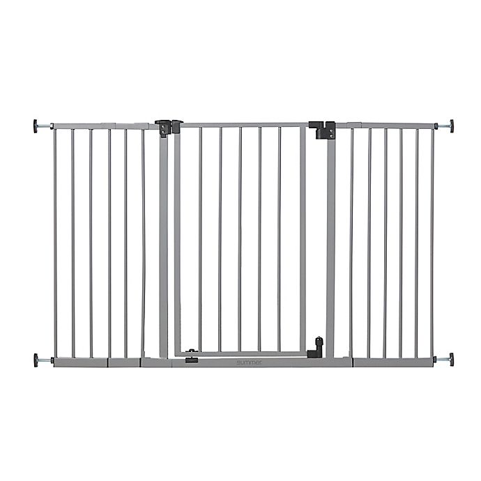 Summer™ Secure Space™ Extra-Wide Safety Gate in Grey