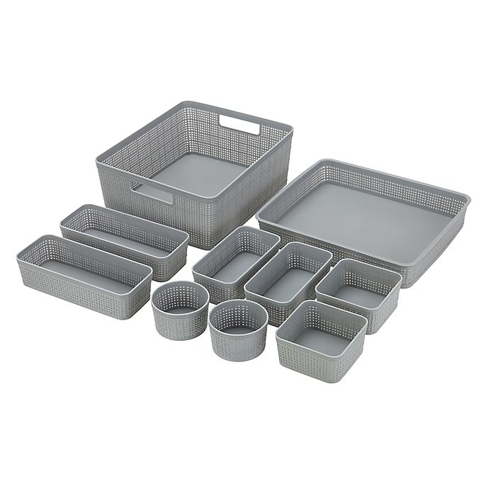 Simply Essential™ Organizer Set in Grey