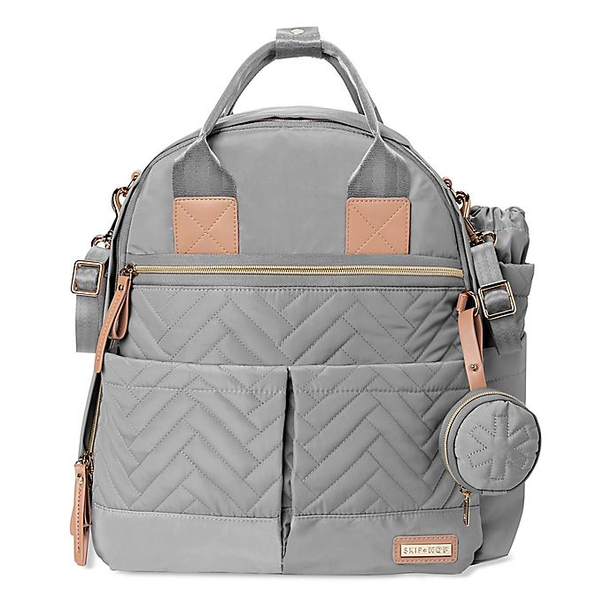 SKIP*HOP® Suite 6-Piece Diaper Backpack Set in Dove Grey