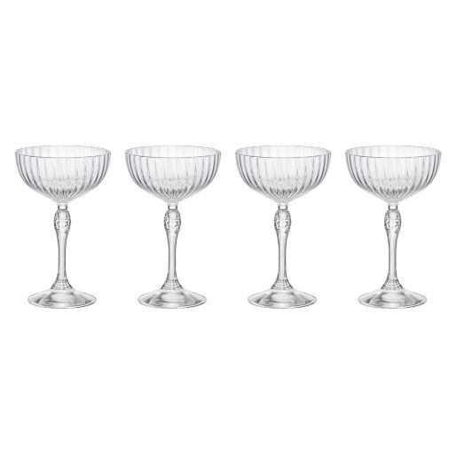 Bormioli Rocco America 20s Coupe Glasses (Set of 4)