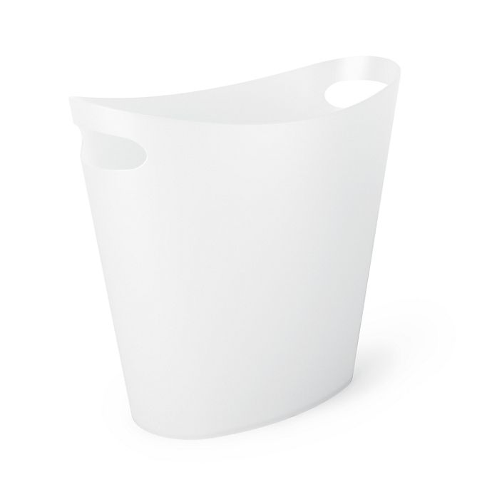 Simply Essential™ 2-Gallon Slim Trash Can in White