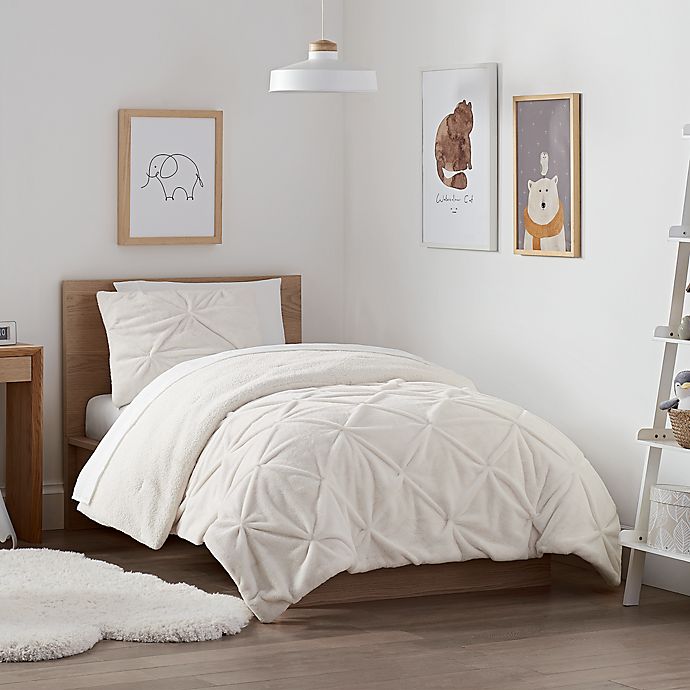 UGG® Polar Pintuck 3-Piece Reversible Comforter Set