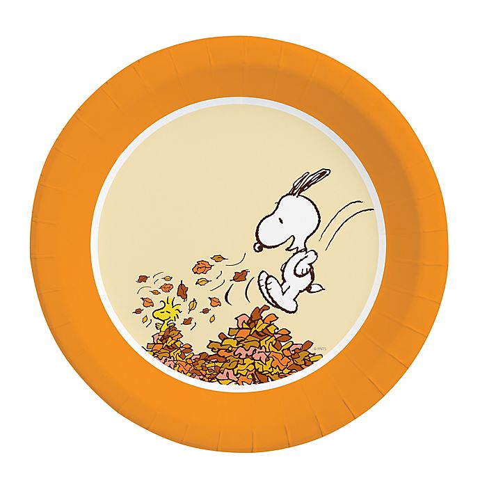 GRAPHIQUE DE FRANCE® Peanuts™ 8-Count Snoopy Harvest Dinner Plates