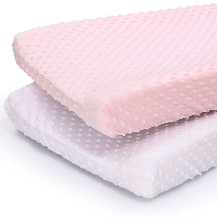 The Peanutshell™ 2-Pack Minky Dot Changing Pad Covers