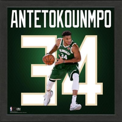 framed giannis jersey