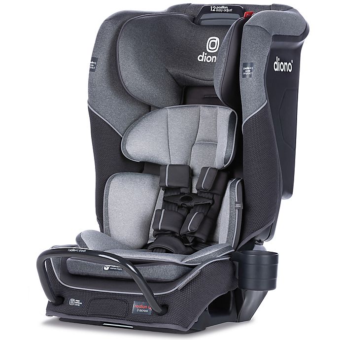 Diono radian® 3QX Ultimate 3 Across All-in-One Convertible Car Seat in Grey