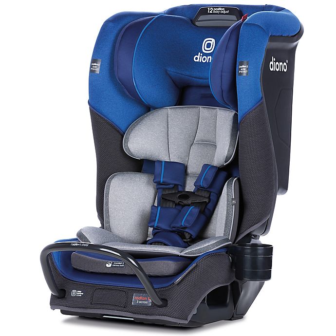Diono radian® 3QX Ultimate 3 Across All-in-One Convertible Car Seat in Blue