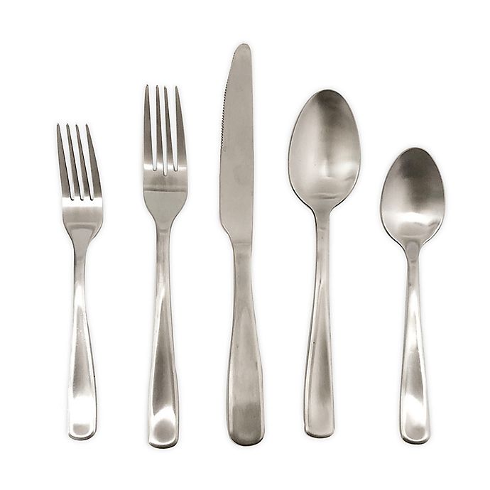 Simply Essential™ 20-Piece Stainless Steel Polished Flatware Set
