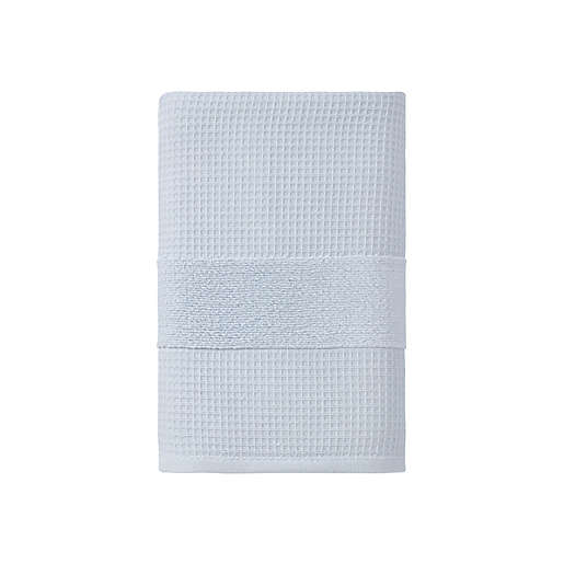 bedbathandbeyond.com | Haven™ Organic Cotton Waffle & Terry Hand Towel in Pumice Stone