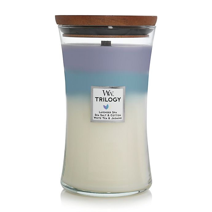 WoodWick® Trilogy Collection Calming Retreat 21.5 oz. Large Hourglass Candle