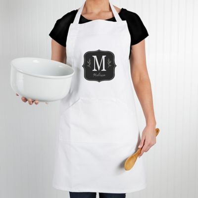 monogram cooking aprons