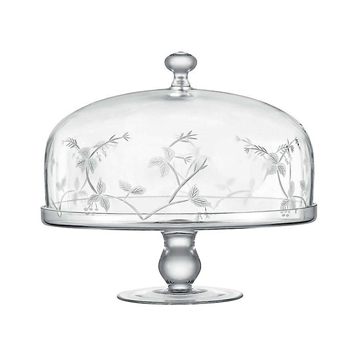 Qualia Sylvan Clear Cake Stand with Dome