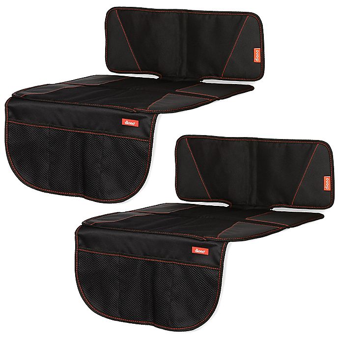 Diono® super mat™ Car Seat Protectors in Black (Set of 2)