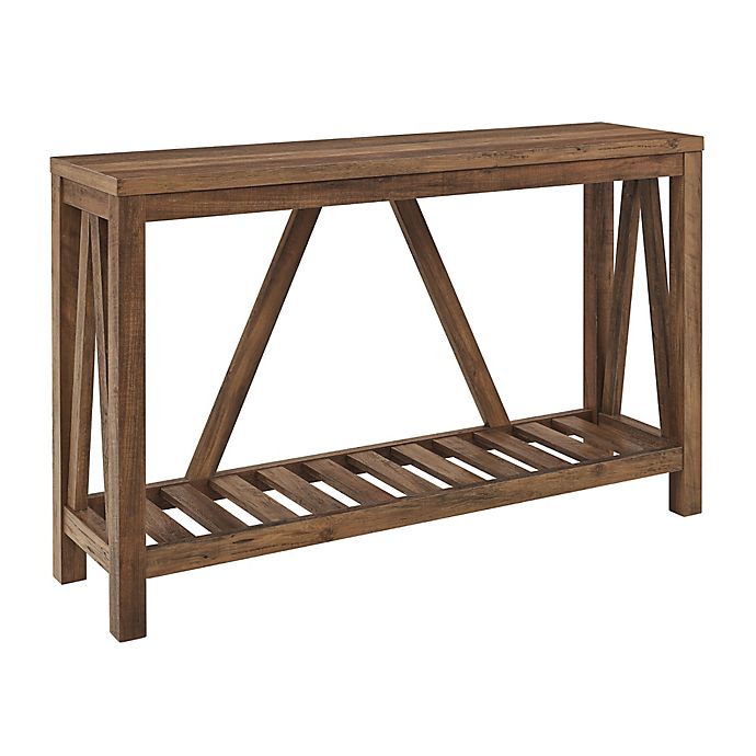 Forest Gate™ Charlotte Console Table in Rustic Oak