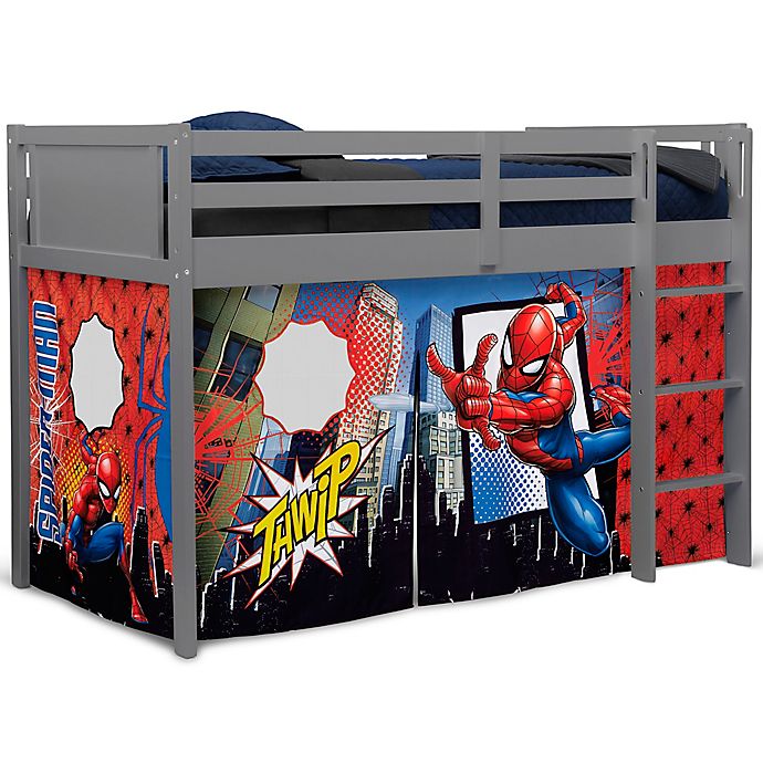 SPIDERMAN MID-SLEEPER BED TENT MARVEL KIDS BEDROOM PLAY TENT OFFICIAL NEW 