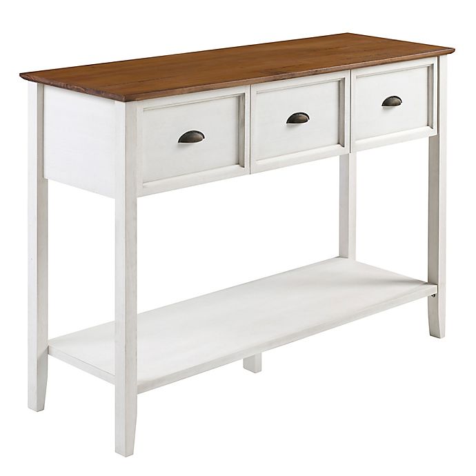 Forest Gate™ 3-Drawer Solid Wood Console Table