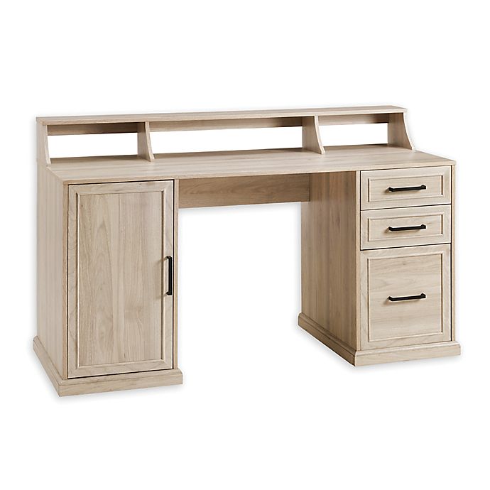 Forest Gate 3-Drawer Computer Desk with Hutch