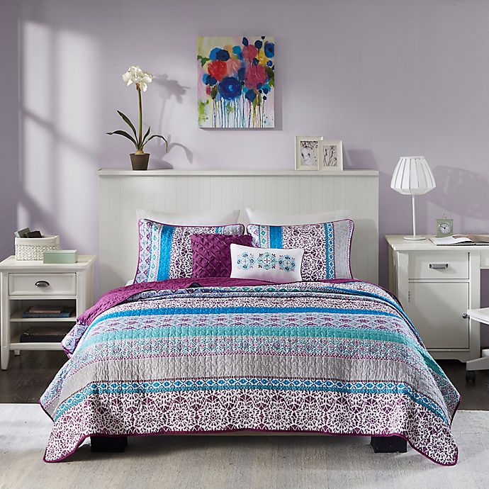 Intelligent Design Twin XL Comforter Set in Purple Finish Id10-621 for sale online 