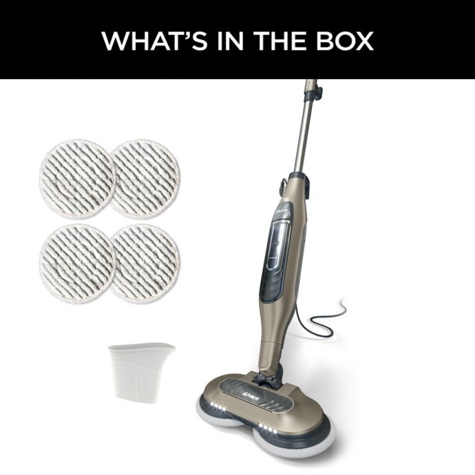 Shark® Steam & Scrub Steam Mop in Green/Silver