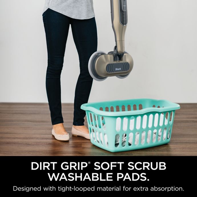 Shark® Steam & Scrub Steam Mop in Green/Silver