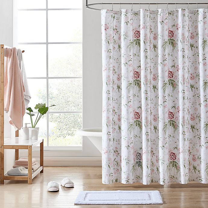 72 Inch Breezy Fl Shower Curtain, Laura Ashley Shower Curtain Liner