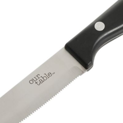 Estuche de 6 cuchillos carne acero Goliath