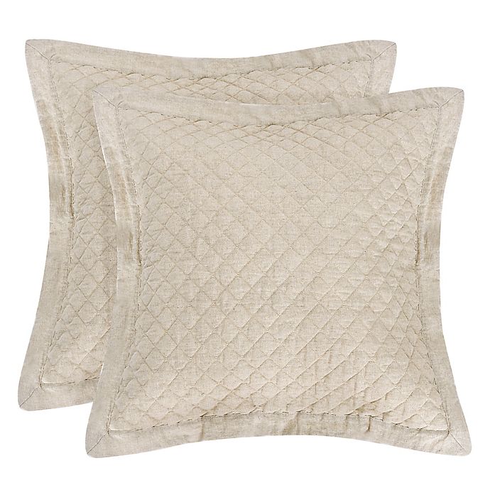 Quilted European Pillow Shams (Set of 2)