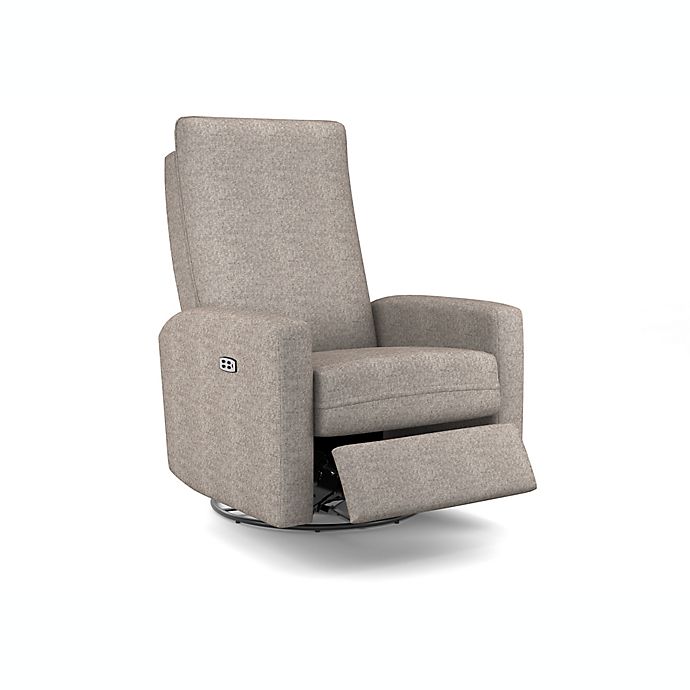 Best Chairs Calli Swivel Glider Recliner with Power Tilt Headrest