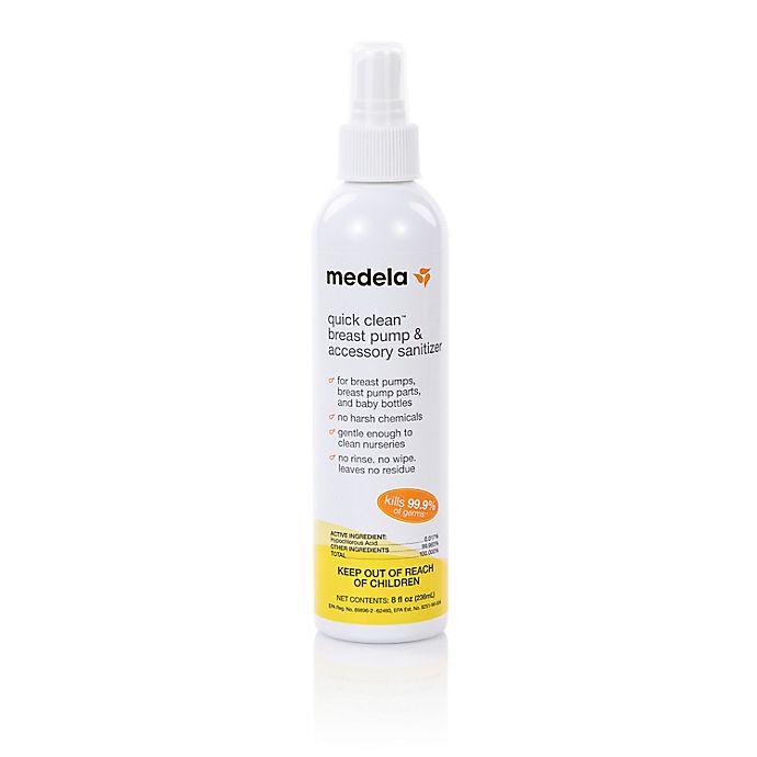 Medela® 8 oz Quick Clean Breast Pump & Accessory Sanitizer Spray