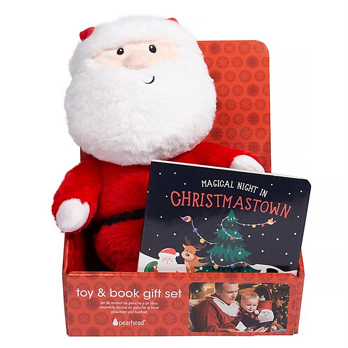 VINTAGE Christmas Santa Sleigh Teddy Bear Doll Toys Greeting Card W/ Tracking 