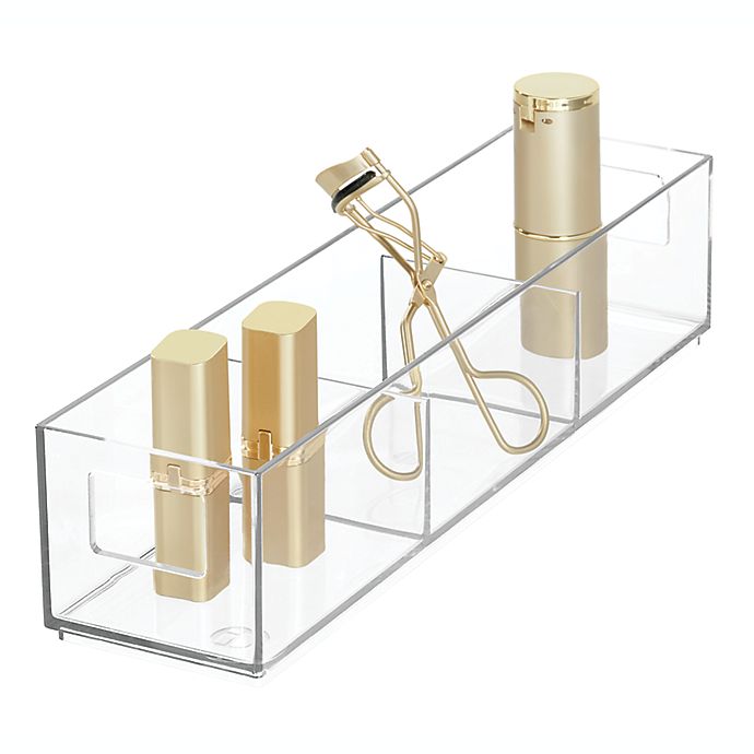 Squared Away™ Divided Catch-All Cosmetic Organizer