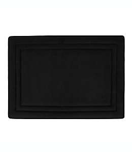 Tapete para baño de poliéster memory foam Simply Essentials™ color negro esmoquin