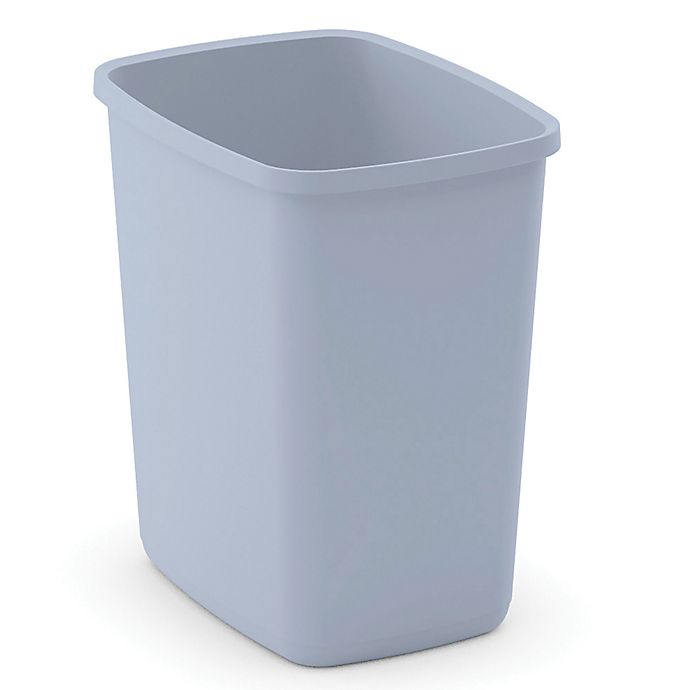 Simply Essential™ 6.6-Gallon Wastebasket in Zen Blue