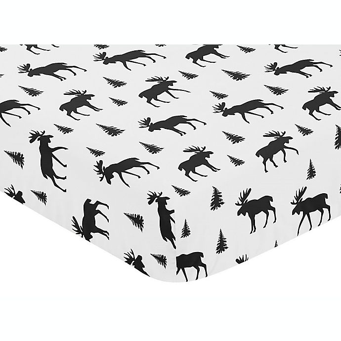 Black White Woodland Arrow Sweet Jojo Rustic Baby or Toddler Fitted Crib Sheet 