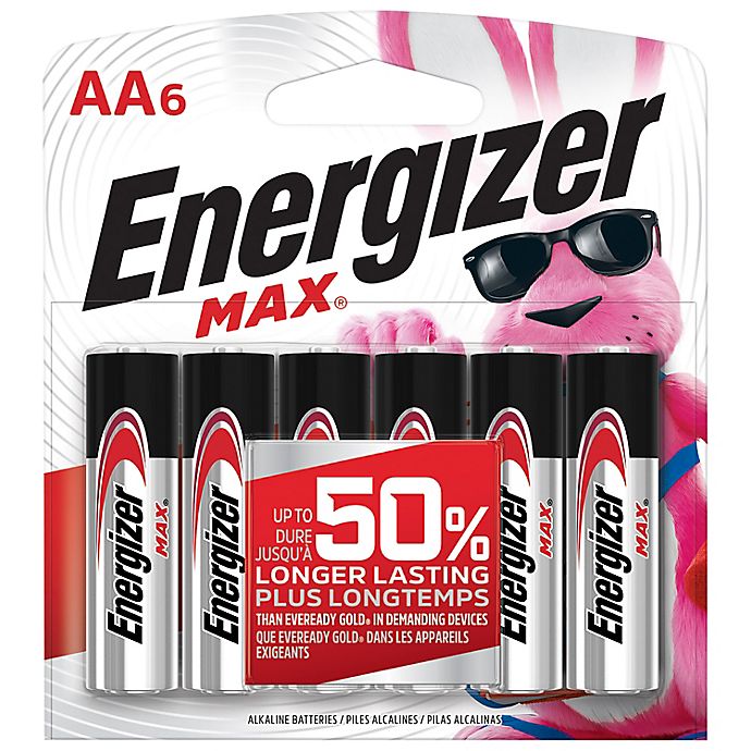 Energizer® Max 6-Pack AA 1.5-Volt Alkaline Batteries