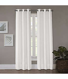 Cortinas Simply Essential™ Chase de 2.13 m color marfil