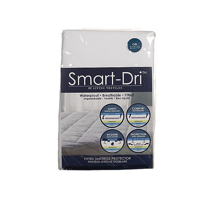 Living Textiles Baby Smart-Dri™ Crib Mattress Protector Cover