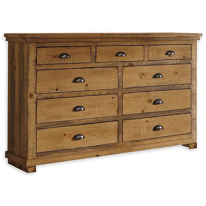 Willow Dresser In Distressed Pine Bed, Progressive Furniture Willow Distressed Dressers