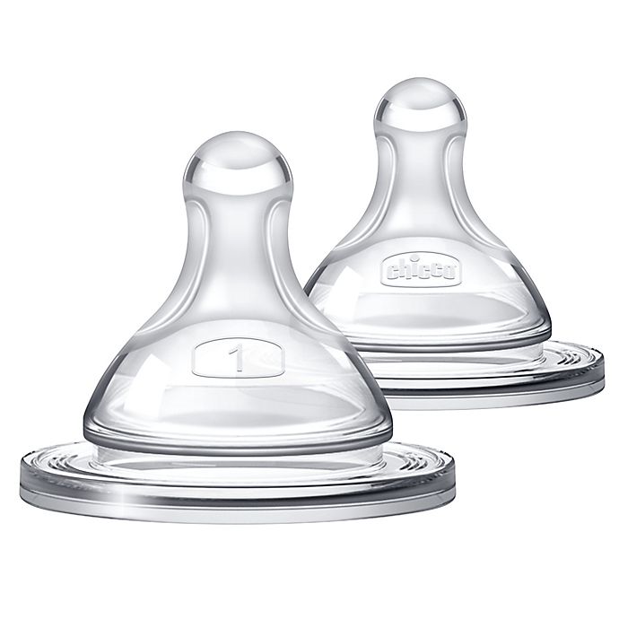 ChiccoDuo™  2-Pack Baby Bottle Nipples
