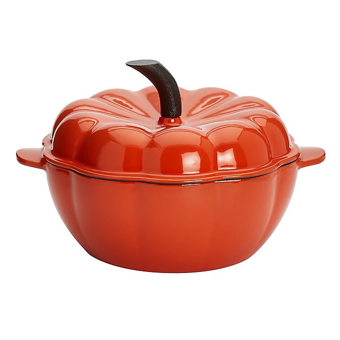 Our Table™ 2 qt. Enameled Cast Iron Dutch Oven in Pumpkin