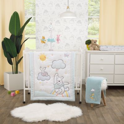 Disney Hello Sunshine 3-Piece Mini Crib Bedding Set in Aqua