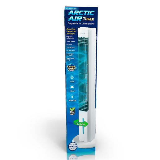 Arctic Air Tower Pure Air Cooler Humidifier In White Bed Bath And Beyond Canada