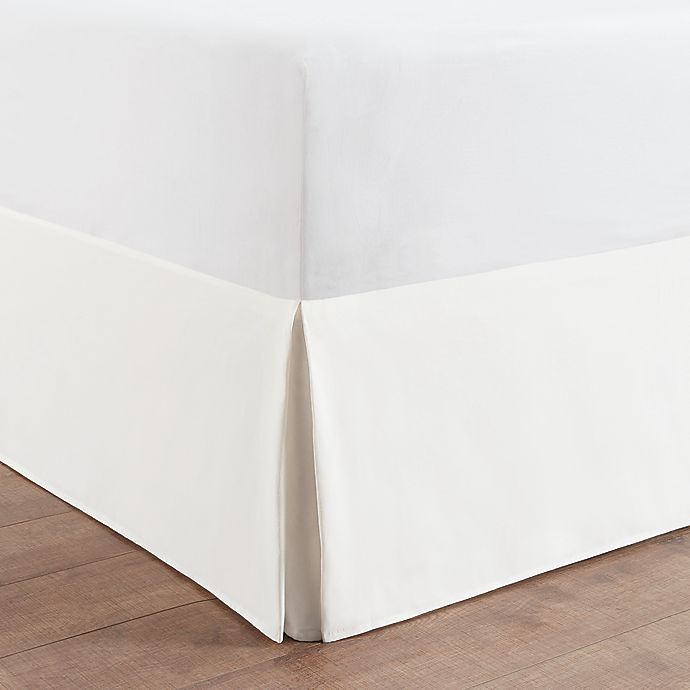 Simply Essential™ Microfiber Tailored Queen Bed Skirt in White