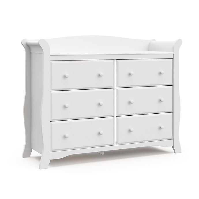 Storkcraft™ Avalon 6-Drawer Double Dresser in White