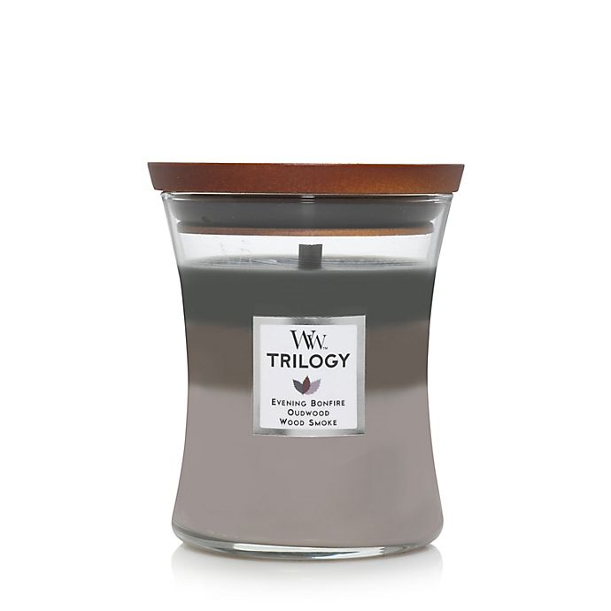 WoodWick® Trilogy Cozy Cabin Medium Jar Candle