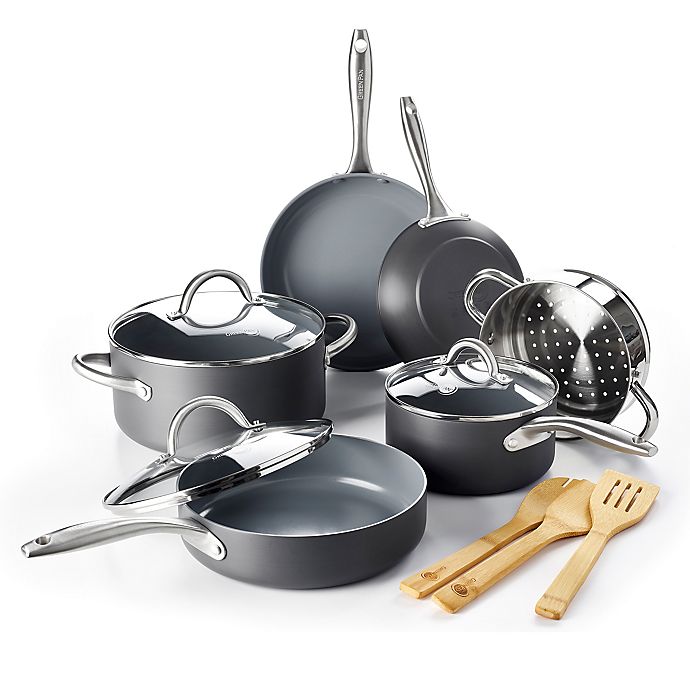GreenPan™ Lima Ceramic Nonstick Cookware Collection in Grey