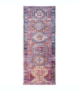 Tapete decorativo de poliéster Wild Sage™ Imani Aztec color azul/morado