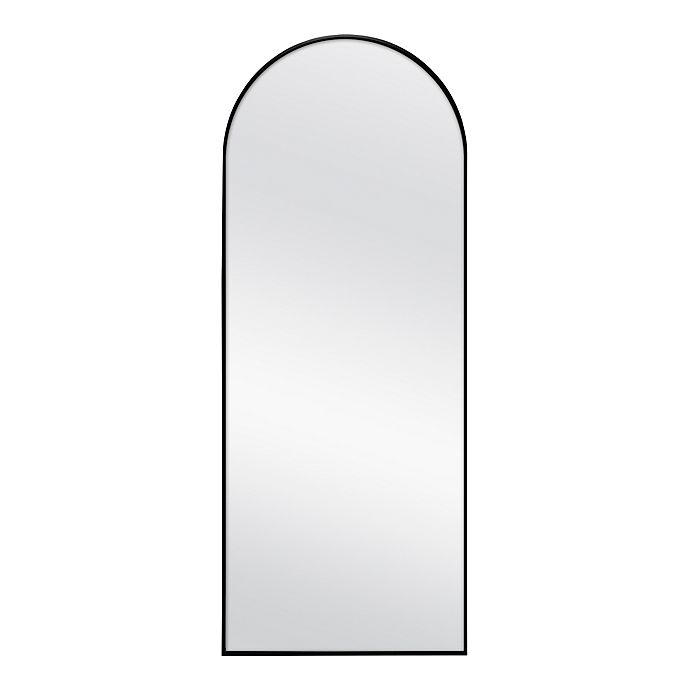 Arched Top Leaner Mirror In Black, Big Floor Length Mirror Nz